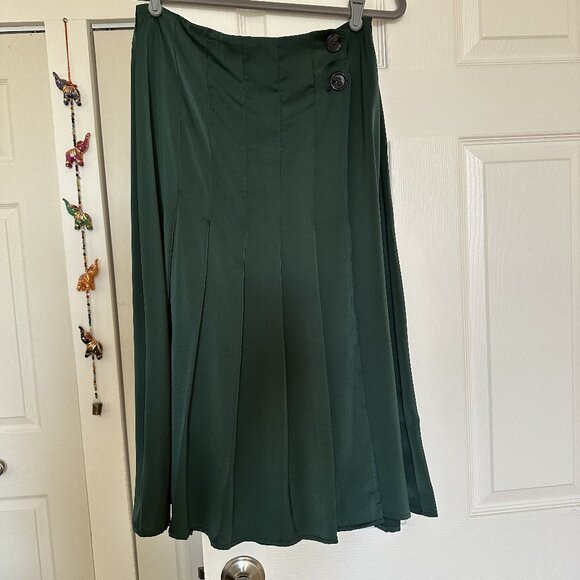 NWT Banana Republic Crepe Pintuck Midi Skirt - Size 4 - Picture 5 of 5